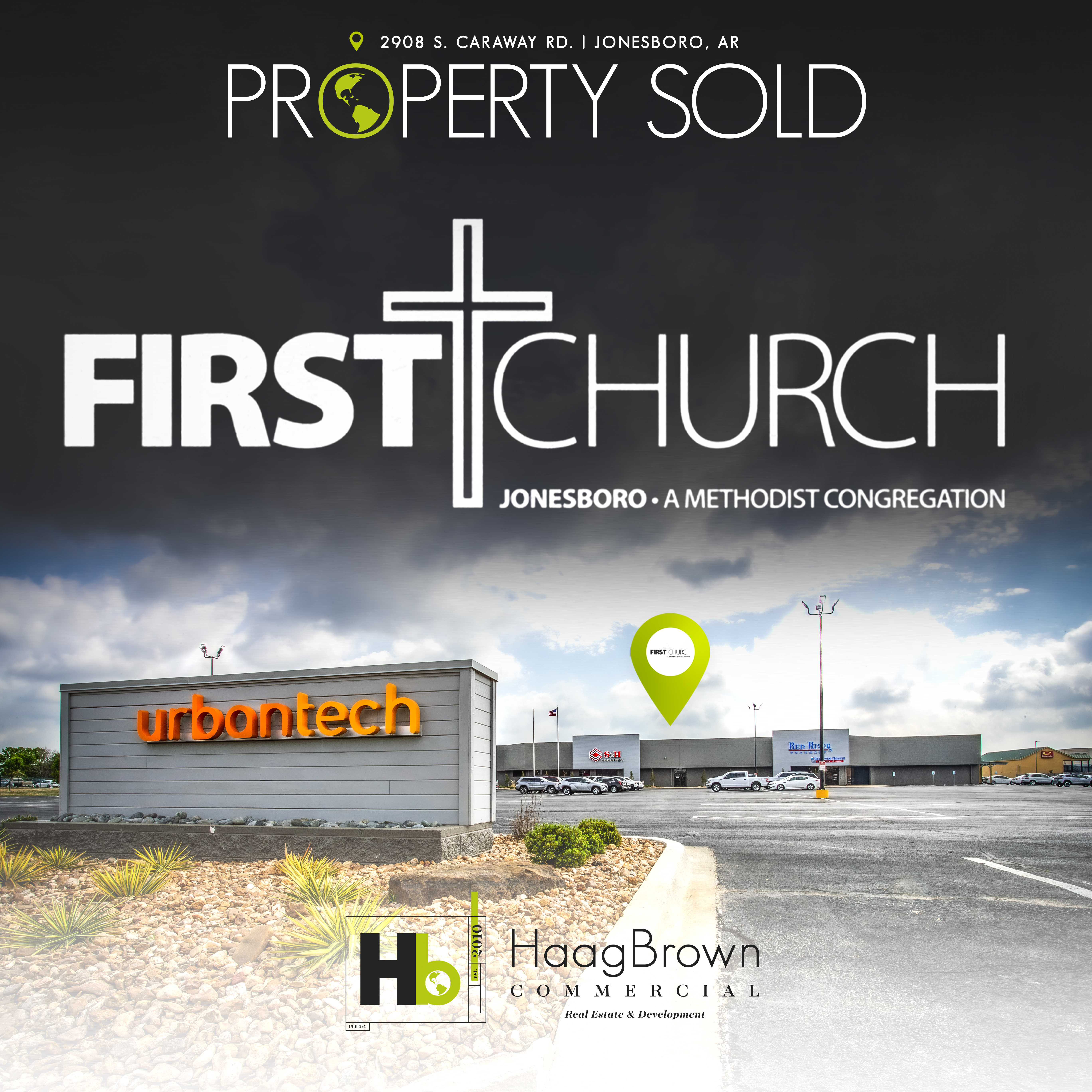 First Methodist Church of Jonesboro Purchases Building on Caraway Road from Haag Brown · project image 1